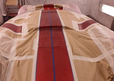 Replica Cobra build being painted