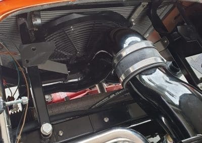 Replica Cobra build radiator and internal fixtures