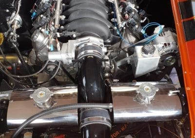 Replica Cobra build with engine installed