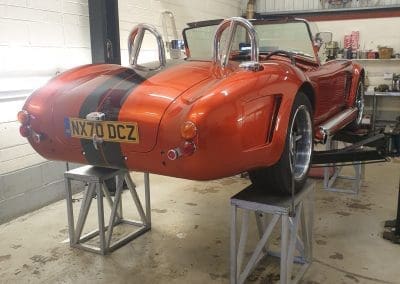 Replica Cobra build raised with jack