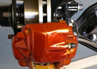 Replica Cobra build brakes close up