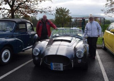 John & Cath with their replica Cobra