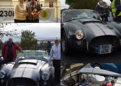 John & Cath with their own replica Cobra